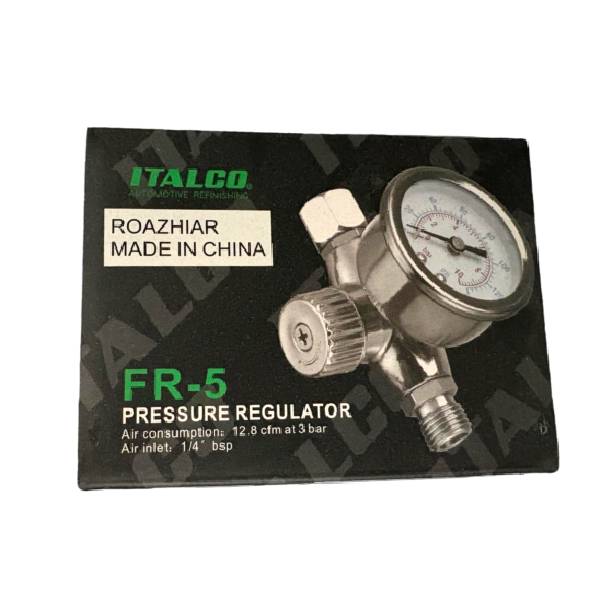 شیر تنظیم باد پیستوله ایتالکو گیج دار عقربه ای FR-5
